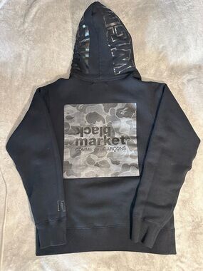 Black Market Comme des Garçons x A Bathing Ape Hoodie